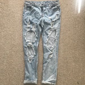 NEVER WORN distressed jeans!
